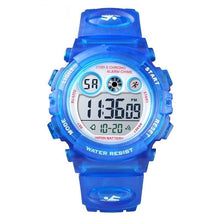 Load image into Gallery viewer, children&#39;s waterproof multifunction watch royal blue
