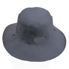 Load image into Gallery viewer, Dark Gray Double-sided Sun Bucket Hat
