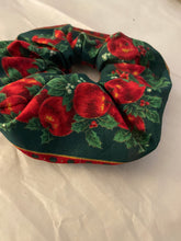 Load image into Gallery viewer, Christmas Jumbo Floral Scrunchies
