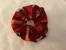 Load image into Gallery viewer, Garnet “ ‘Noles “ Scrunchies 1 Pair
