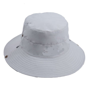 Light Gray Double-sided Sun Bucket Hat