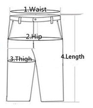 Load image into Gallery viewer, Mens Cargo Shorts Measuring Diagram
