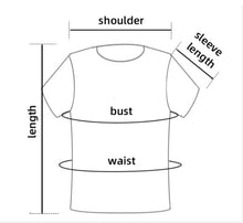 Load image into Gallery viewer, Mens Golf Shirt  Measuring Diagram
