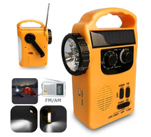 Load image into Gallery viewer, Composite Pictures and Closeups of Yellow Radio Power Bank
