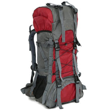 Load image into Gallery viewer, Red 60L Durable Heavy-duty Backpack
