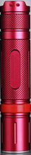 Load image into Gallery viewer, closeup of red aluminum alloy flashlight
