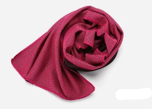 Rose Red sport ice towel reusable uV resistant