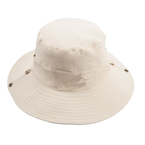 Beige Double-sided Sun Bucket Hat