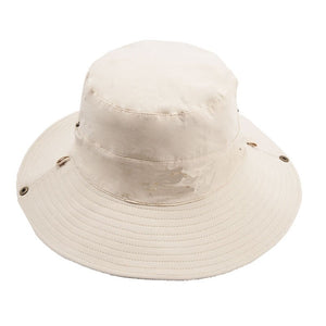 Beige Double-sided Sun Bucket Hat